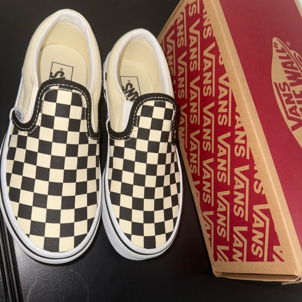 Vans Checkerboard Slip-On Sneakers